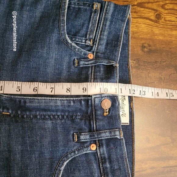 Madewell Jeans 28 Skinny 10" High Rise Cordell Wash MB968 Tummy Control Stretch - Picture 10 of 13